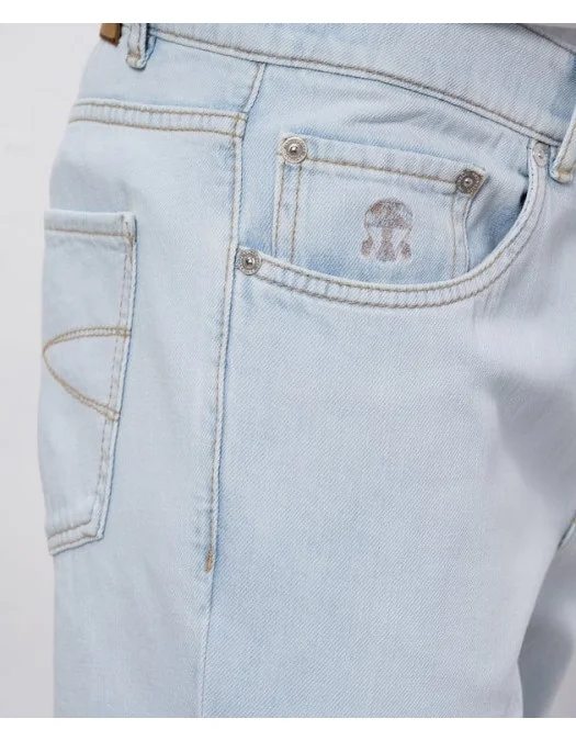 BLUGI BRUNELLO CUCINELLI, Classic Design, Cotton, Light Blue - M0Z37D3210C14601 BLUGI BRUNELLO CUCINELLI, Classic Design, Cotton, Light Blue - M0Z37D3210C14601