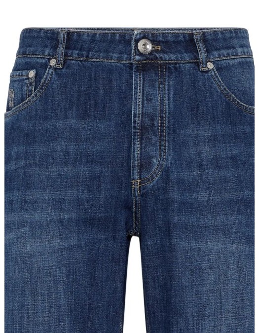 Jeans BRUNELLO CUCINELLI, mid-rise tapered jeans - M0Z37D3210C1468
