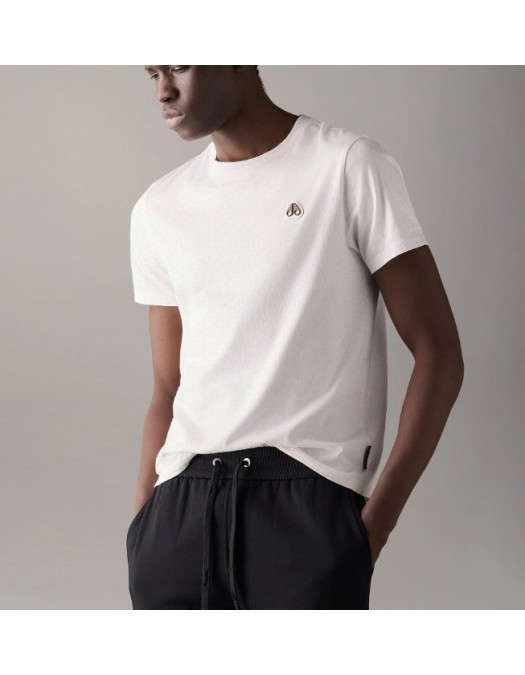 Tricou Moose Knuckles, CRESCENT TEE - Short-sleeved ,Regular - M15MT777160