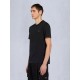 Tricou Moose Knuckles, CRESCENT TEE, Short-sleeved, Regular, Negru - M15MT777292