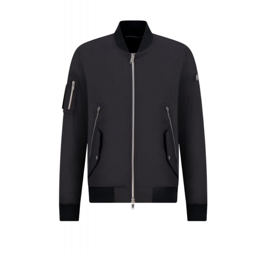 Jacheta MOOSE KNUCKLES, black Moose Knuckles Courville Bomber Crinkle