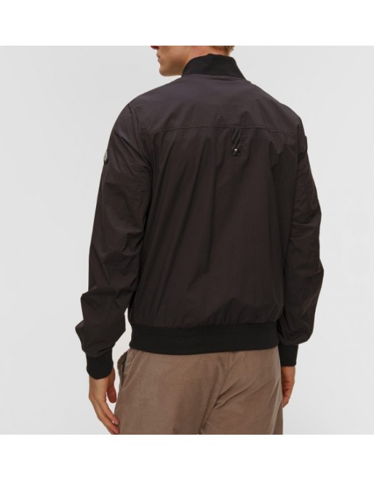 Jacheta MOOSE KNUCKLES, black Moose Knuckles Courville Bomber Crinkle - M16MB003292