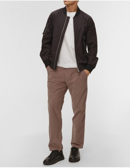 Jacheta MOOSE KNUCKLES, black Moose Knuckles Courville Bomber Crinkle - M16MB003292