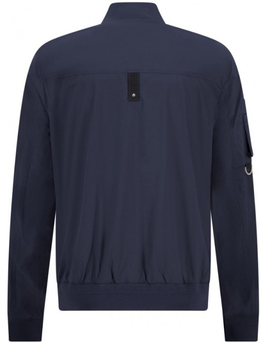 Jacheta MOOSE KNUCKLES, Blue Moose Knuckles Courville Bomber Crinkle - M16MB003833