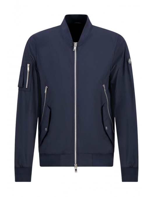 Jacheta MOOSE KNUCKLES, Blue Moose Knuckles Courville Bomber Crinkle - M16MB003833