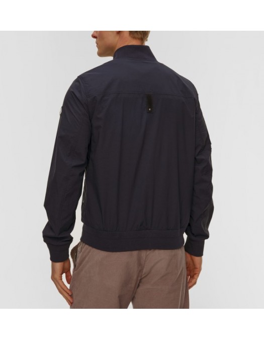 Jacheta MOOSE KNUCKLES, Blue Moose Knuckles Courville Bomber Crinkle - M16MB003833