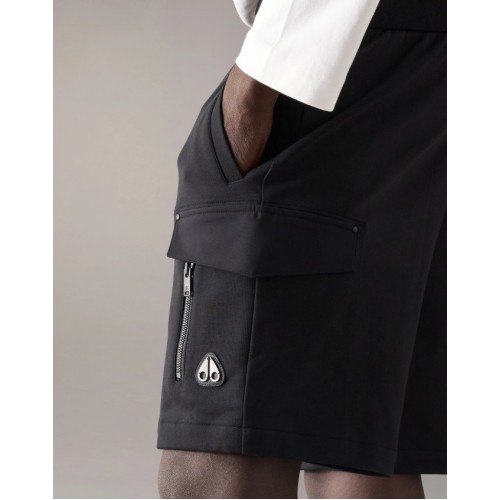 Bermude MOOSE KNUCKLES, DALON CARGO SHORTS,Black