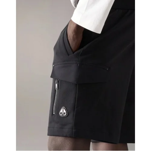 Bermude MOOSE KNUCKLES, DALON CARGO SHORTS,Black