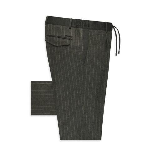 PANTALONI STEFANO RICCI, Pure Wool, Casual Design, Grey PANTALONI STEFANO RICCI, Pure Wool, Casual Design, Grey