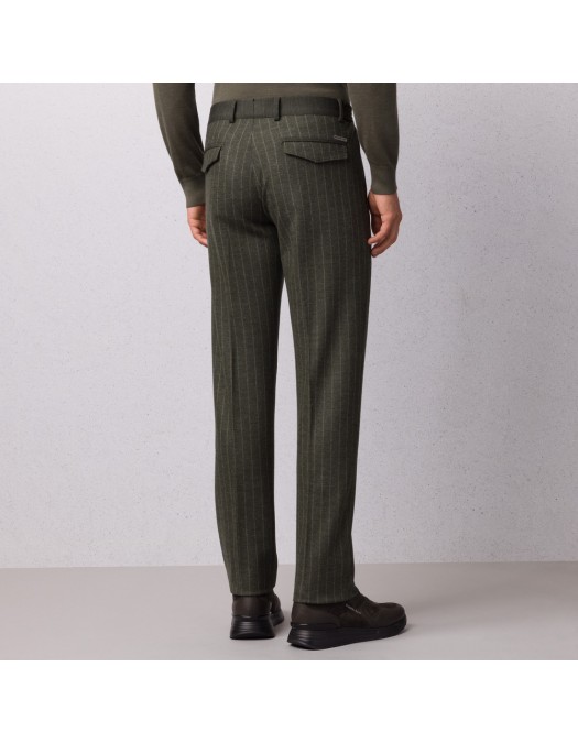 PANTALONI STEFANO RICCI, Pure Wool, Casual Design, Grey - M1T4300070W0002R5004