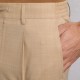 PANTALONI STEFANO RICCI , Logo Insert, Wool, Light Beige - M1T5100150WEA02S1001