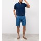 BERMUDE STEFANO RICCI, Logo Insert, Wool, Blue - M1T5100231B127HA0158