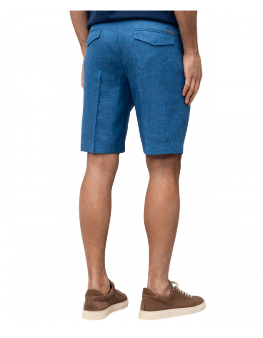 BERMUDE STEFANO RICCI, Logo Insert, Wool, Blue - M1T5100231B127HA0158
