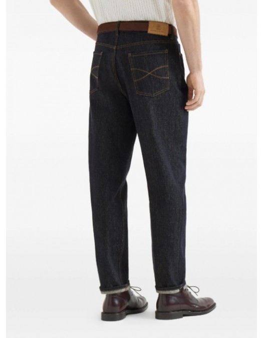 Jeans BRUNELLO CUCINELLI, no-fade denim iconic-fit five-pocket trousers - M233PO2090C9014