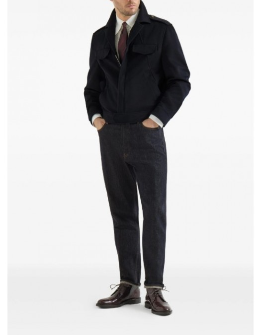 Jeans BRUNELLO CUCINELLI, no-fade denim iconic-fit five-pocket trousers - M233PO2090C9014