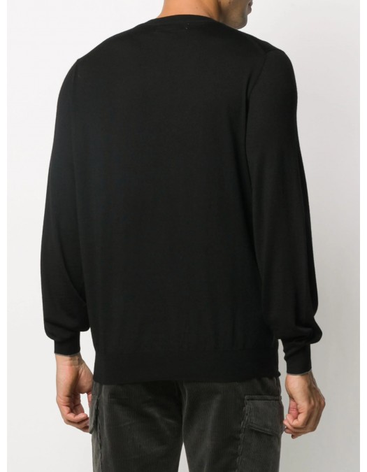 Pulover BRUNELLO CUCINELLI, Long Sleeve Jumper, Black - M2400100CH101