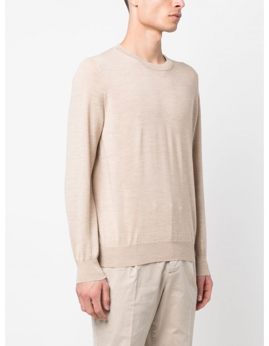 Pulover BRUNELLO CUCINELLI, Long Sleeve Jumper, Bej - M2400100CKL02