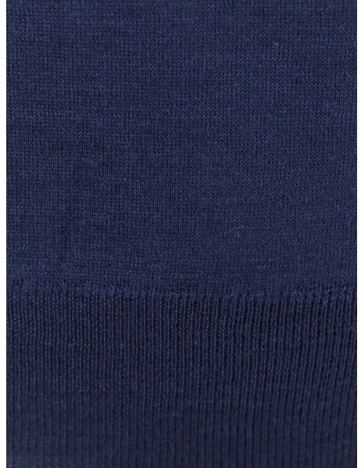 Pulover BRUNELLO CUCINELLI, Long Sleeve Jumper, Blue - M2400100COK52