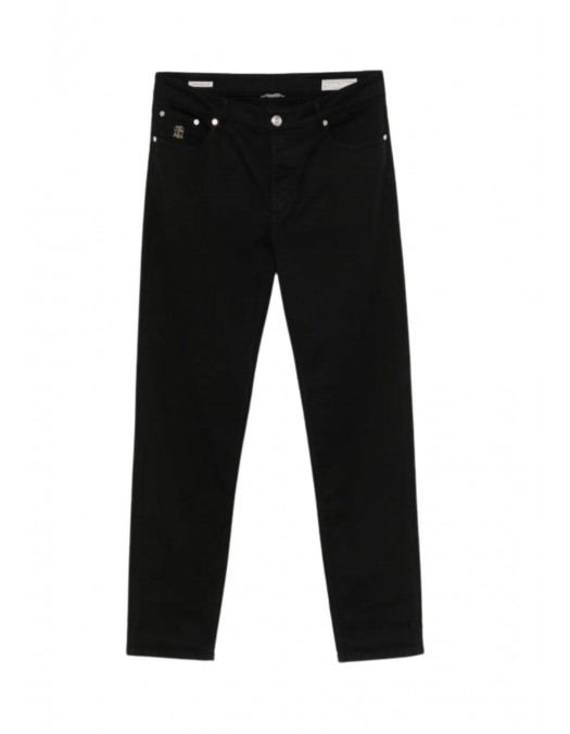Jeans BRUNELLO CUCINELLI, logo-embroidered jeans - M277PD3210C101