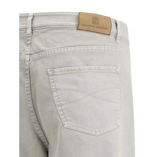 Jeans BRUNELLO CUCINELLI, appliqué straight-leg trousers