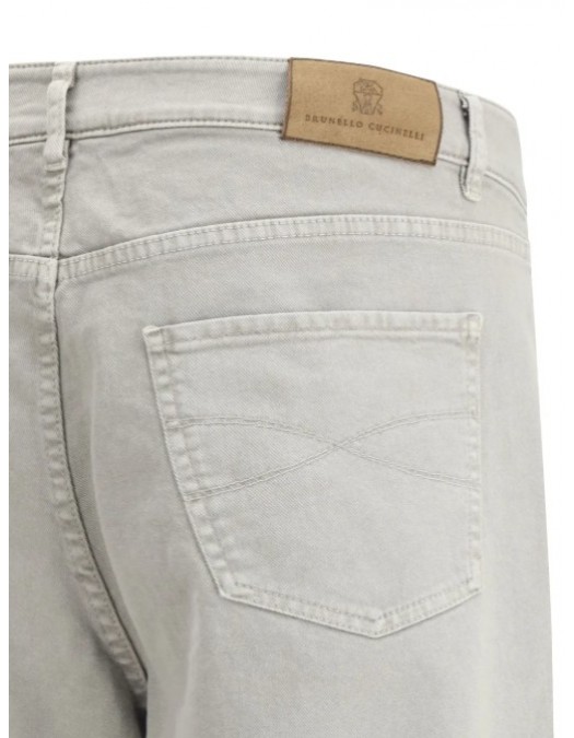 Jeans BRUNELLO CUCINELLI, appliqué straight-leg trousers - M277PD3210C7018