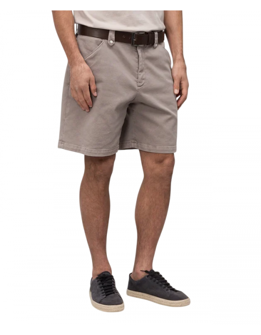 Pantaloni BRUNELLO CUCINELLI, Short Pants, Cotton, Grey - M277PU0055C7015 Pantaloni BRUNELLO CUCINELLI, Short Pants, Cotton, Grey - M277PU0055C7015