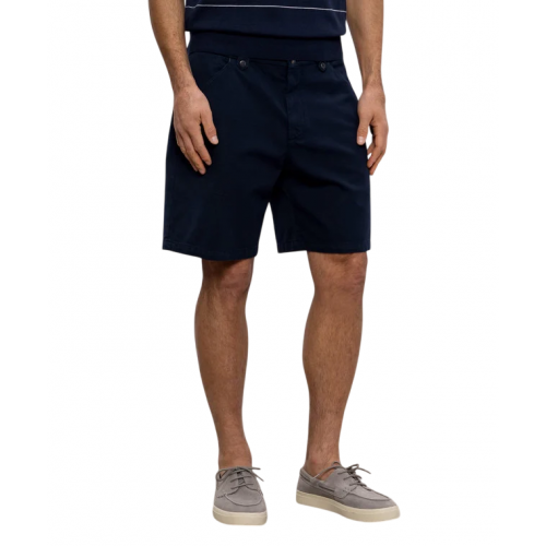 Pantaloni BRUNELLO CUCINELLI, Short Pants, Classic, Navy Blue Pantaloni BRUNELLO CUCINELLI, Short Pants, Classic, Navy Blue