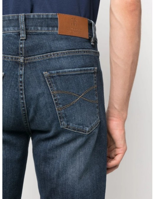 Jeans BRUNELLO CUCINELLI, mid-rise cotton jeans - M283PD3210C1468