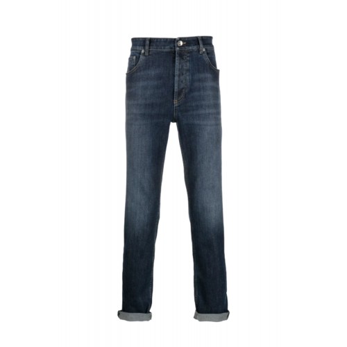 Jeans BRUNELLO CUCINELLI, mid-rise cotton jeans