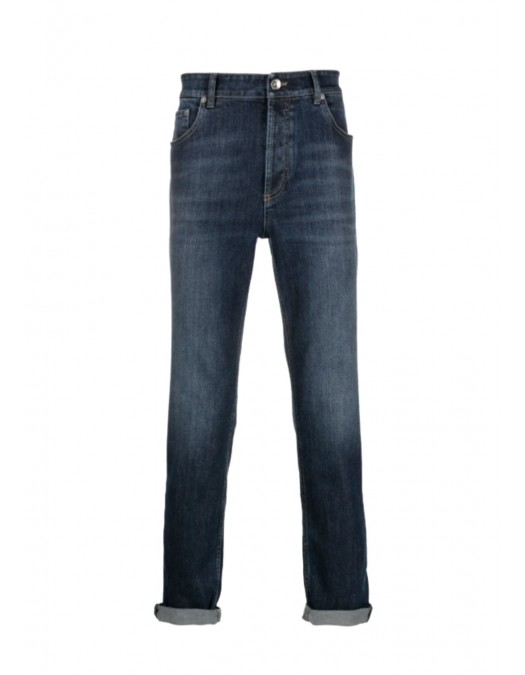 Jeans BRUNELLO CUCINELLI, mid-rise cotton jeans - M283PD3210C1468