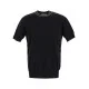 Tricou BRUNELLO CUCINELLI, Cotton Knitwear, White Details, Black - M29802030CMY76 Tricou BRUNELLO CUCINELLI, Cotton Knitwear, White Details, Black - M29802030CMY76