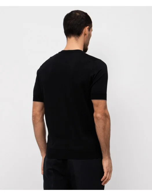 Tricou BRUNELLO CUCINELLI,Classic Design, Black - M29805200CLE07 Tricou BRUNELLO CUCINELLI,Classic Design, Black - M29805200CLE07