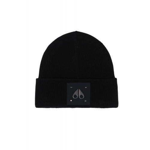 Caciula Moose Knuckles, Black Logo, Black Caciula Moose Knuckles, Black Logo, Black