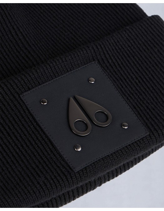 Caciula Moose Knuckles, Black Logo, Black - M34MA574292