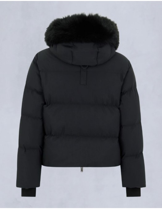 GEACA MOOSE KNUCKLES, NYLUXE MISTI PUFFER, Black - M35LJ136S305