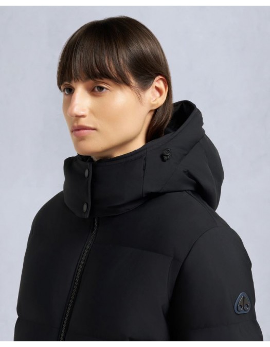 GEACA MOOSE KNUCKLES, NYLUXE MISTI PUFFER, Black - M35LJ136S305