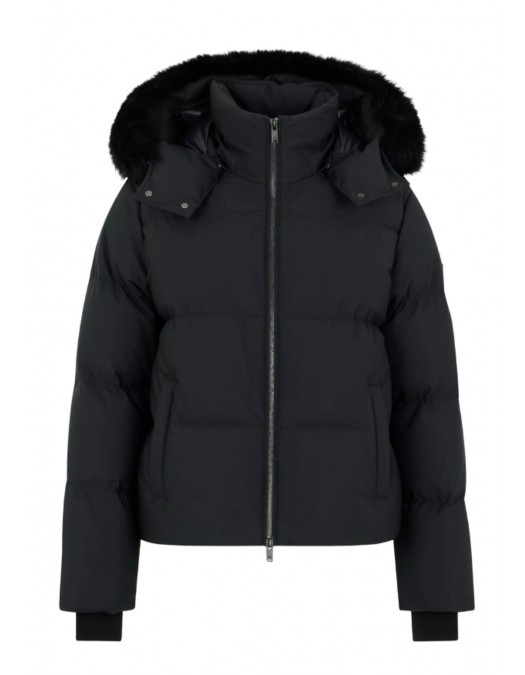GEACA MOOSE KNUCKLES, NYLUXE MISTI PUFFER, Black - M35LJ136S305