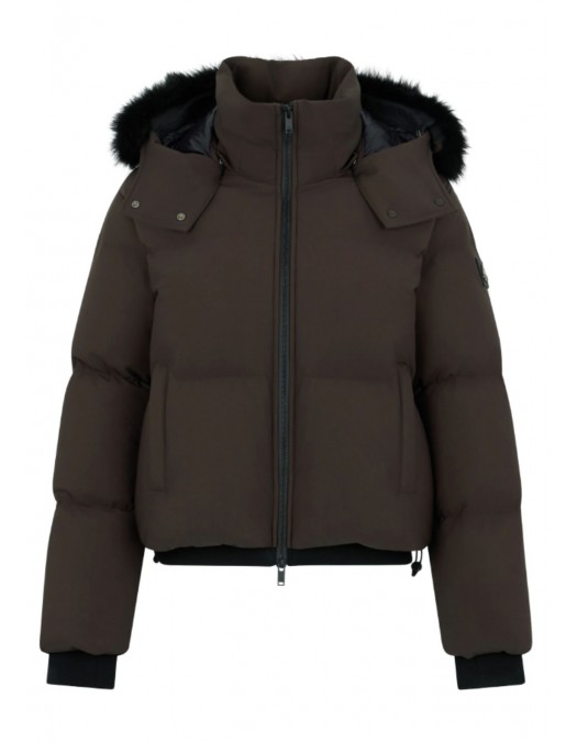 GEACA MOOSE KNUCKLES, NYLUXE MISTI PUFFER, Brown - M35LJ137S1744