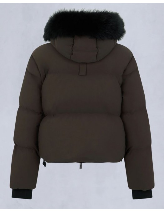 GEACA MOOSE KNUCKLES, NYLUXE MISTI PUFFER, Brown - M35LJ137S1744