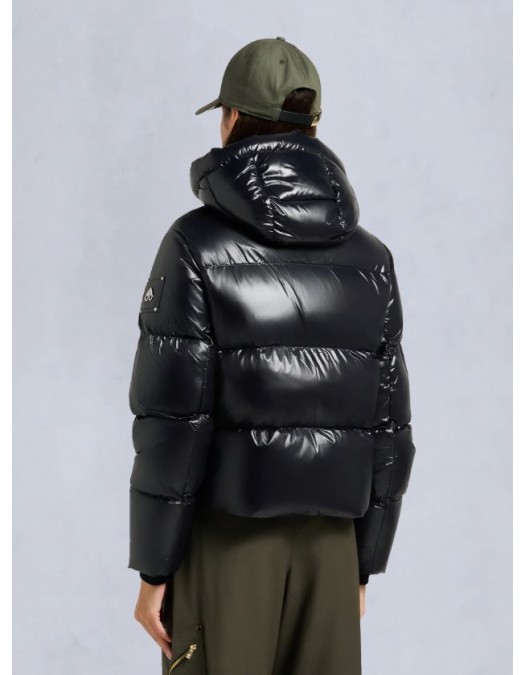 Geaca MOOSE KNUCKLES, MOONSTONE PUFFER JACKET, All Black - M35LJ148292