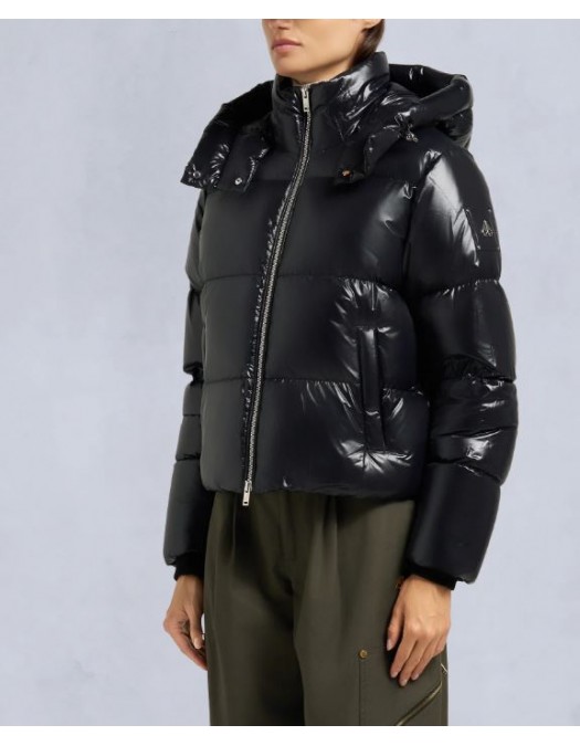 Geaca MOOSE KNUCKLES, MOONSTONE PUFFER JACKET, All Black - M35LJ148292