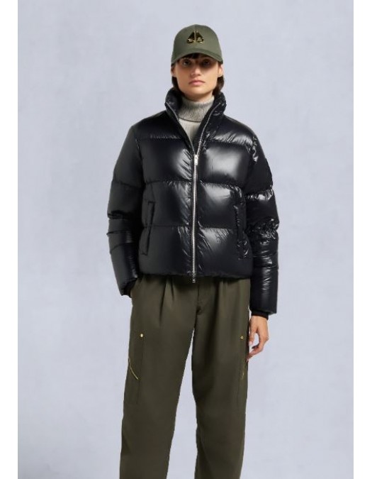 Geaca MOOSE KNUCKLES, MOONSTONE PUFFER JACKET, All Black - M35LJ148292