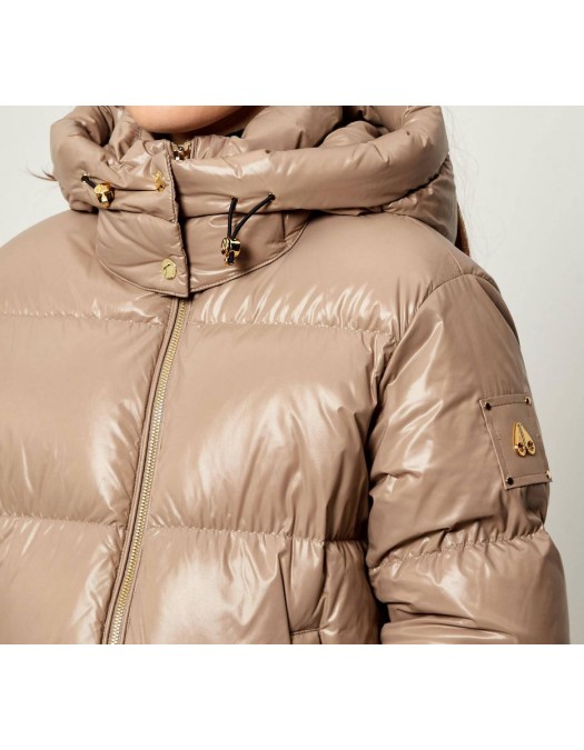 Geaca MOOSE KNUCKLES, MOONSTONE PUFFER JACKET, Champagne - M35LJ148G1491