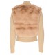 Jacheta MOOSE KNUCKLES, HIGH-NECK DUA BUNNY SWEATER, Champagne - M35LK6901491