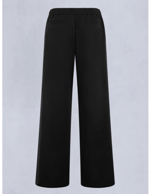 Pantaloni Moose Knuckles, MIX MEDIA WIDE LEG PANT, Black - M35LR756292