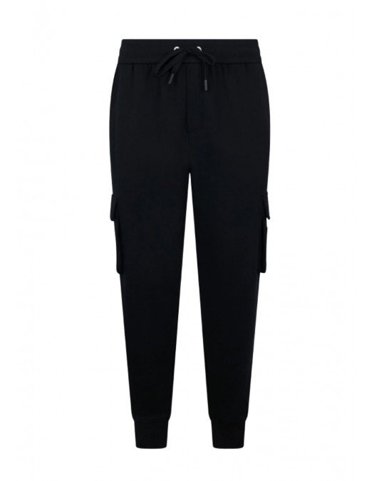 Pantaloni Moose Knuckles, HARTSFIELD CARGO JOGGER, Negru - M35MR777292