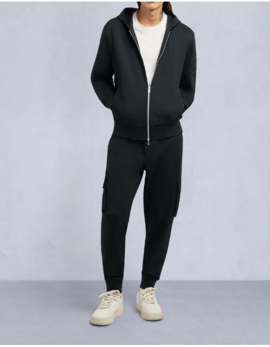 Pantaloni Moose Knuckles, HARTSFIELD CARGO JOGGER, Negru - M35MR777292