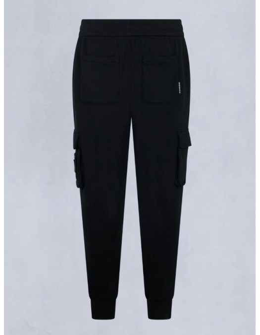 Pantaloni Moose Knuckles, HARTSFIELD CARGO JOGGER, Negru - M35MR777292
