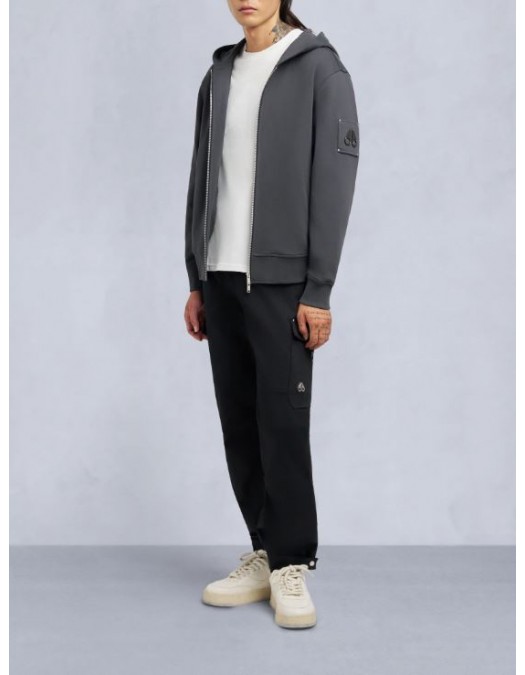 Hanorac Moose Knuckles, HARTSFIELD ZIP-UP, Grey - M35MS6091542