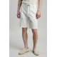 Pantaloni scurti ELEVENTY, garment-dyed cotton jogger bermuda shorts, Alb - M75BERG04TET0K00701N